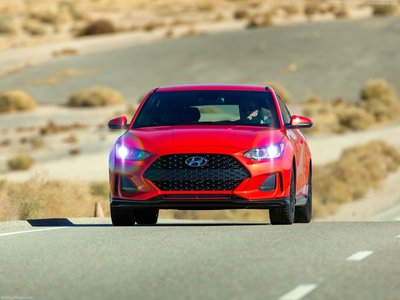 Hyundai Veloster 2019 Poster with Hanger