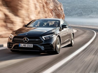 Mercedes-Benz CLS53 AMG 2019 Poster with Hanger