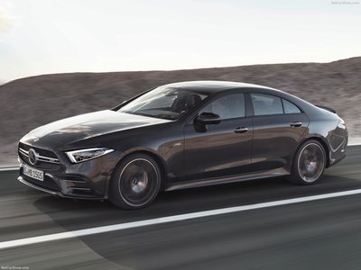 Mercedes-Benz CLS53 AMG 2019 Poster with Hanger