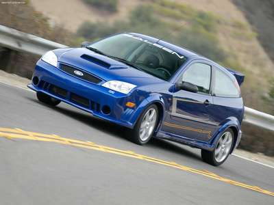 Saleen Ford Focus S121 N2O 2005 canvas poster