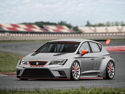 Seat Leon Cup Racer Concept 2013 canvas poster