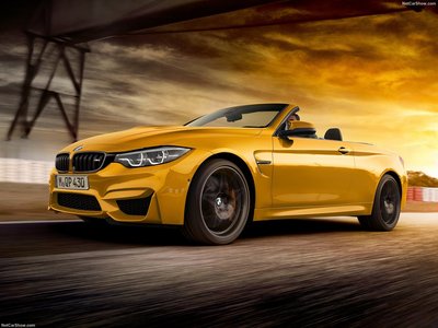 BMW M4 Convertible 30 Jahre 2018 Poster with Hanger