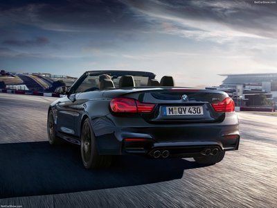 BMW M4 Convertible 30 Jahre 2018 metal framed poster