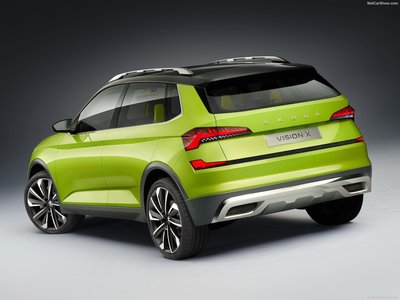 Skoda Vision X Concept 2018 Poster with Hanger