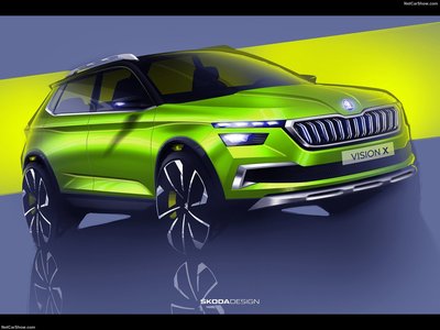 Skoda Vision X Concept 2018 Mouse Pad 1345093