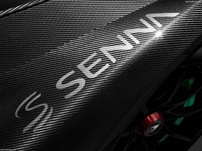 McLaren Senna Carbon Theme by MSO 2019 Poster with Hanger