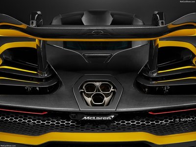 McLaren Senna Carbon Theme by MSO 2019 metal framed poster