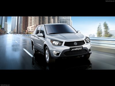 SsangYong Korando Sports 2013 Poster with Hanger