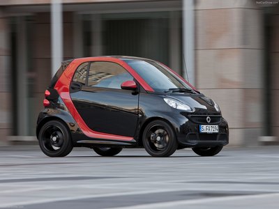 Smart fortwo sharpred 2012 poster