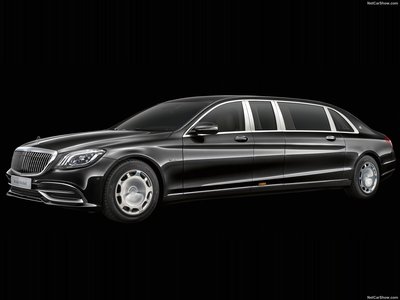 Mercedes-Benz S650 Pullman Maybach 2019 Poster with Hanger
