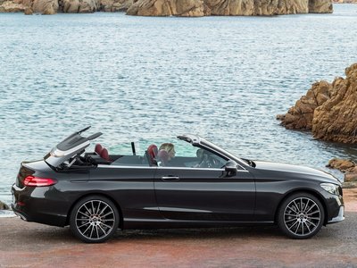Mercedes-Benz C-Class Cabriolet 2019 Poster with Hanger