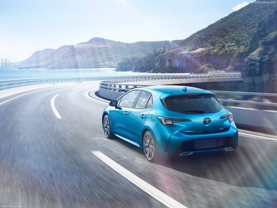 Toyota Corolla Hatchback 2019 Poster with Hanger