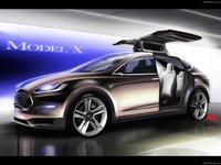 Tesla Model X Prototype 2012 Poster 1348534