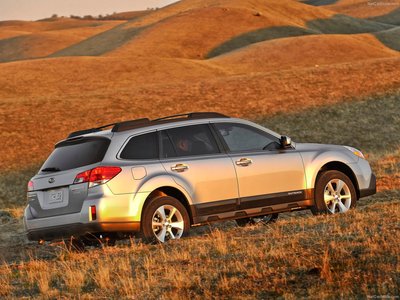 Subaru Outback 2013 Poster with Hanger