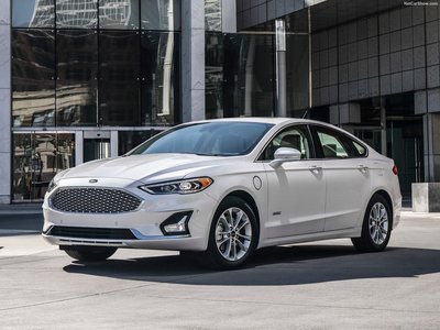 Ford Fusion 2019 Poster with Hanger