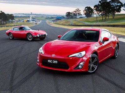 Toyota 86 GTS 2012 Poster with Hanger