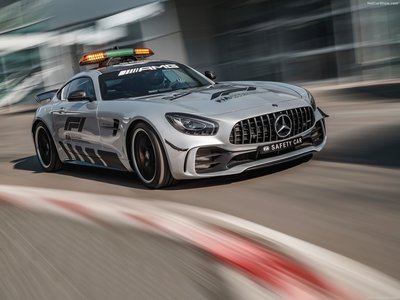 Mercedes-Benz AMG GT R F1 Safety Car 2018 Poster with Hanger
