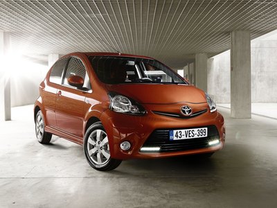 Toyota Aygo 2013 canvas poster