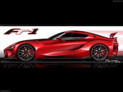 Toyota FT-1 Concept 2014 canvas poster
