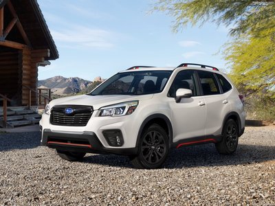 Subaru Forester 2019 Poster with Hanger