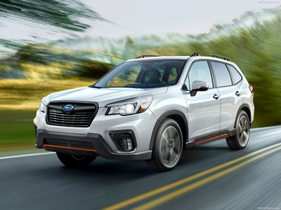 Subaru Forester 2019 Poster with Hanger
