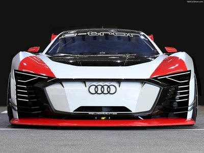 Audi e-tron Vision Gran Turismo Concept 2018 metal framed poster
