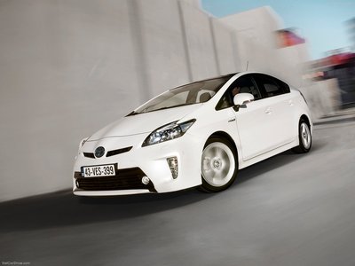 Toyota Prius 2012 Poster with Hanger