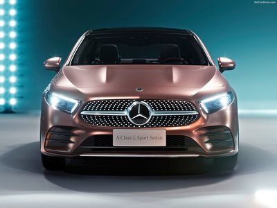 Mercedes-Benz A-Class L Sedan [CN] 2019 metal framed poster
