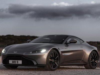 Aston Martin Vantage Tungsten Silver 2019 poster