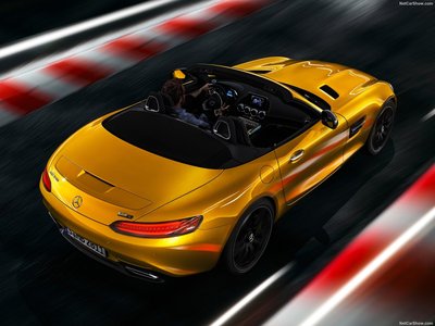 Mercedes-Benz AMG GT S Roadster 2019 Poster with Hanger