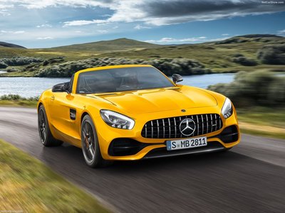Mercedes-Benz AMG GT S Roadster 2019 Poster with Hanger