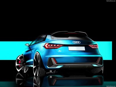 Audi A1 Sportback 2019 Poster with Hanger
