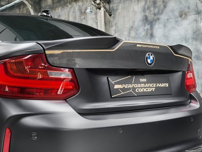BMW M2 M Performance Parts Concept 2018 metal framed poster