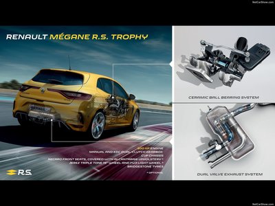 Renault Megane RS Trophy 2019 metal framed poster