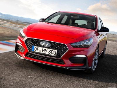 Hyundai i30 N Line 2019 Poster with Hanger