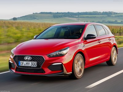 Hyundai i30 N Line 2019 Poster with Hanger