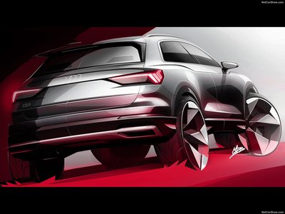 Audi Q3 2019 Poster with Hanger