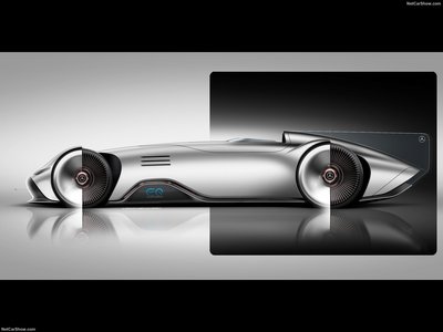 Mercedes-Benz Vision EQ Silver Arrow Concept 2018 poster