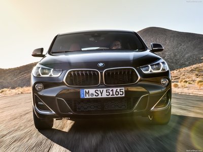 BMW X2 M35i 2019 metal framed poster