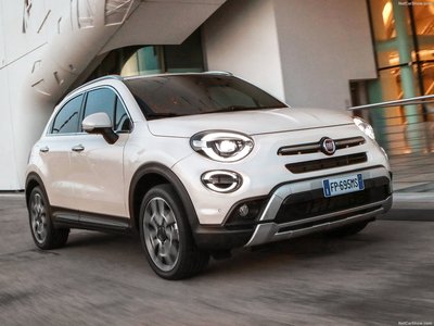 Fiat 500X 2019 Poster with Hanger