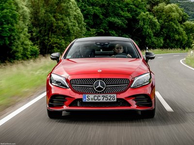 Mercedes-Benz C-Class Coupe 2019 Poster with Hanger