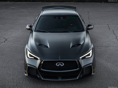 Infiniti Q60 Project Black S Concept 2018 metal framed poster