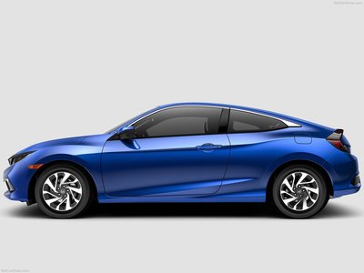 Honda Civic Coupe 2019 Poster with Hanger