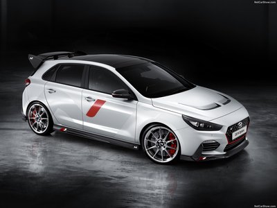 Hyundai i30 N Option Concept 2018 Poster with Hanger