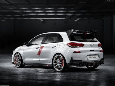 Hyundai i30 N Option Concept 2018 Poster with Hanger
