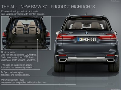 BMW X7 2019 Mouse Pad 1363497