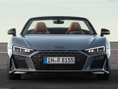 Audi R8 Spyder 2019 metal framed poster