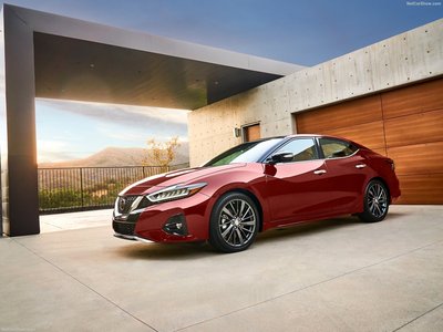 Nissan Maxima 2019 Poster with Hanger