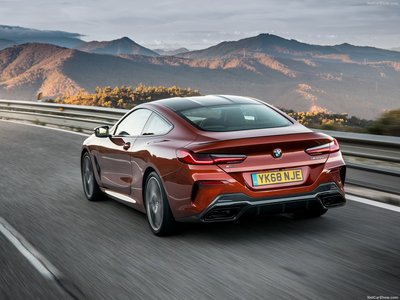 BMW 8-Series Coupe [UK] 2019 metal framed poster