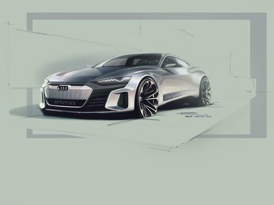 Audi e-tron GT Concept 2018 poster